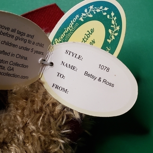VINTAGE 2 Bearington Bears & Antique bear made by Pearl Kindermann collectors - Picture 14 of 16